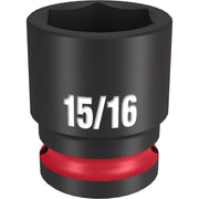 Milwaukee 49-66-6209 SHOCKWAVE Impact Duty 1/2-Inch Drive 15/16-Inch Standard 6 Point Socket