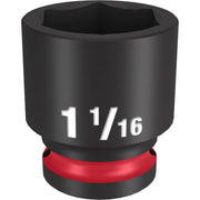 Milwaukee 49-66-6211 SHOCKWAVE Impact Duty 1/2-Inch Drive 1-1/16-Inch Standard 6 Point Socket