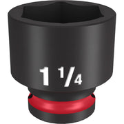 Milwaukee 49-66-6214 SHOCKWAVE Impact Duty 1/2-Inch Drive 1-1/4-Inch Standard 6 Point Socket