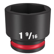 Milwaukee 49-66-6219 SHOCKWAVE Impact Duty 1/2-Inch Drive 1-9/16-Inch Standard 6 Point Socket