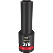 Milwaukee 49-66-6220 SHOCKWAVE Impact Duty 1/2-Inch Drive 3/8-Inch Deep 6 Point Socket