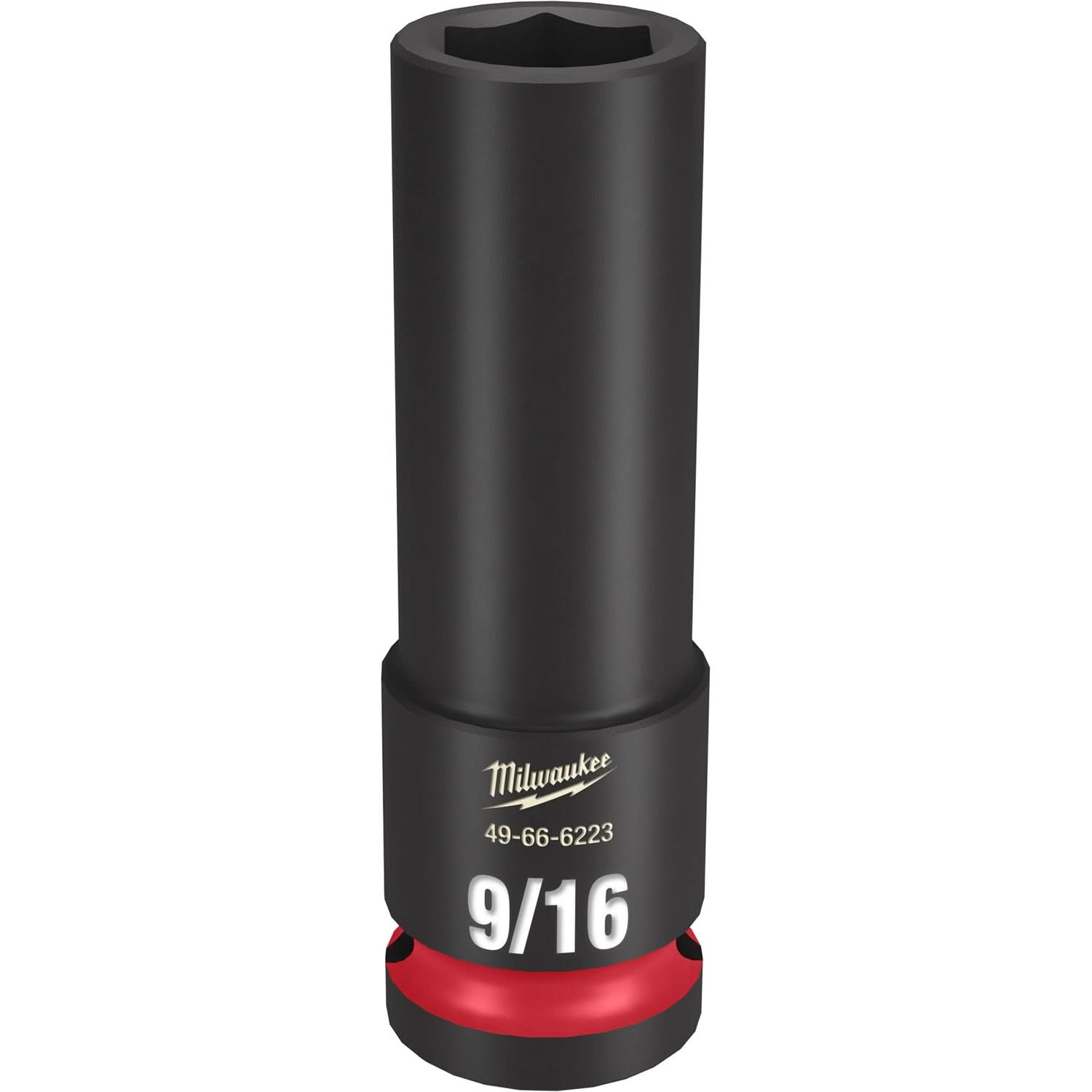 Milwaukee 49-66-6223 SHOCKWAVE Impact Duty 1/2-Inch Drive 9/16-Inch Deep 6 Point Socket