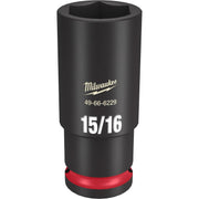Milwaukee 49-66-6229 SHOCKWAVE Impact Duty 1/2-Inch Drive 15/16-Inch Deep 6 Point Socket