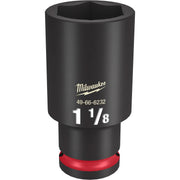 Milwaukee 49-66-6232 SHOCKWAVE Impact Duty 1/2-Inch Drive 1-1/8-Inch Deep 6 Point Socket