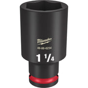 Milwaukee 49-66-6234 SHOCKWAVE Impact Duty 1/2-Inch Drive 1-1/4-Inch Deep 6 Point Socket