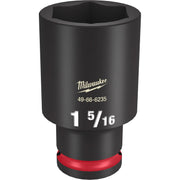 Milwaukee 49-66-6235 SHOCKWAVE Impact Duty 1/2-Inch Drive 1-5/16-Inch Deep 6 Point Socket
