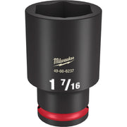 Milwaukee 49-66-6237 SHOCKWAVE Impact Duty 1/2-Inch Drive 1-7/16-Inch Deep 6 Point Socket