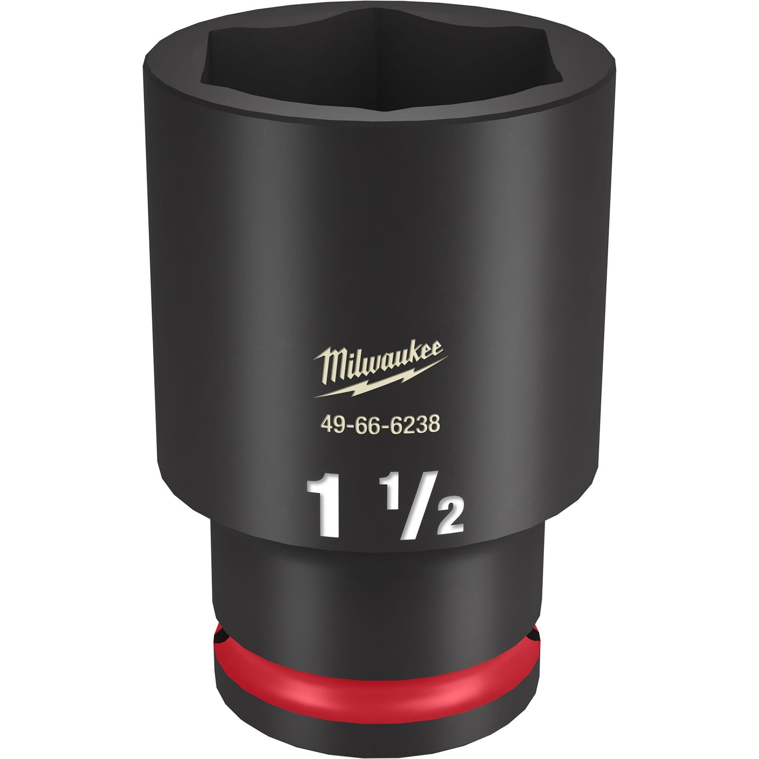 Milwaukee 49-66-6238 SHOCKWAVE Impact Duty 1/2-Inch Drive 1-1/2-Inch Deep 6 Point Socket