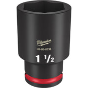Milwaukee 49-66-6238 SHOCKWAVE Impact Duty 1/2-Inch Drive 1-1/2-Inch Deep 6 Point Socket