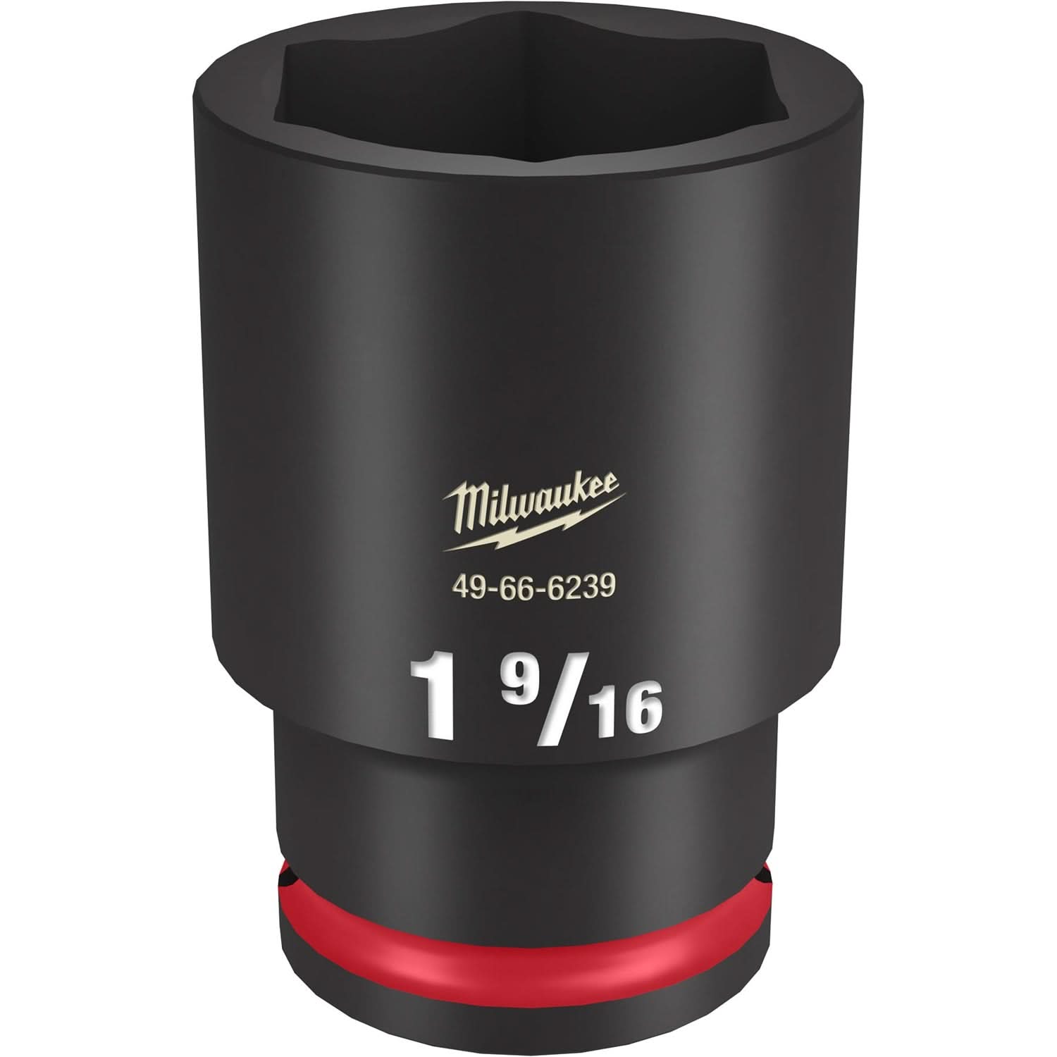 Milwaukee 49-66-6239 SHOCKWAVE Impact Duty 1/2-Inch Drive 1-9/16-Inch Deep 6 Point Socket