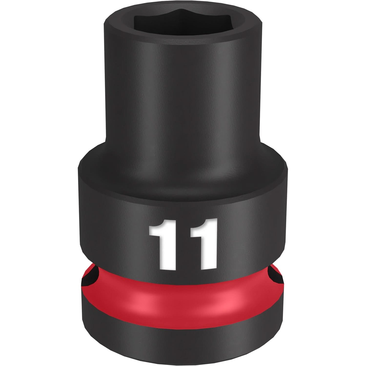 Milwaukee 49-66-6243 SHOCKWAVE Impact Duty 1/2-Inch Drive 11MM Standard 6 Point Socket