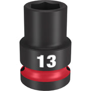 Milwaukee 49-66-6245 SHOCKWAVE Impact Duty 1/2-Inch Drive 13MM Standard 6 Point Socket