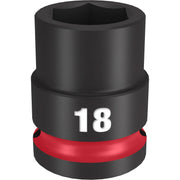 Milwaukee 49-66-6250 SHOCKWAVE Impact Duty 1/2-Inch Drive 18MM Standard 6 Point Socket