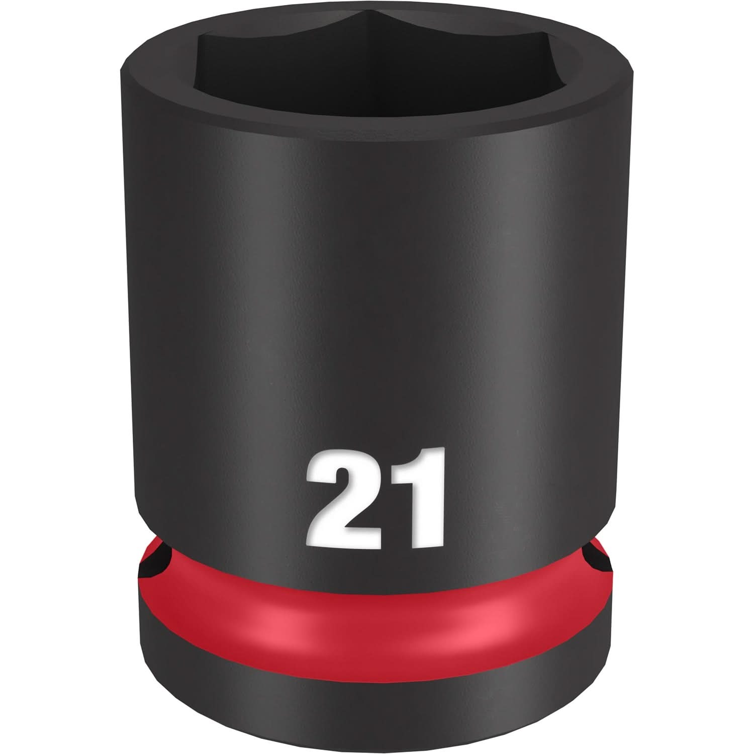 Milwaukee 49-66-6253 SHOCKWAVE Impact Duty 1/2-Inch Drive 21MM Standard 6 Point Socket
