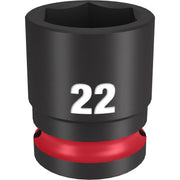 Milwaukee 49-66-6254 SHOCKWAVE Impact Duty 1/2-Inch Drive 22MM Standard 6 Point Socket