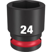 Milwaukee 49-66-6256 SHOCKWAVE Impact Duty 1/2-Inch Drive 24MM Standard 6 Point Socket