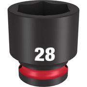Milwaukee 49-66-6260 SHOCKWAVE Impact Duty 1/2-Inch Drive 28MM Standard 6 Point Socket