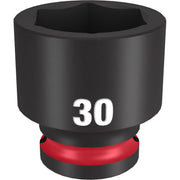 Milwaukee 49-66-6262 SHOCKWAVE Impact Duty 1/2-Inch Drive 30MM Standard 6 Point Socket