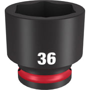 Milwaukee 49-66-6268 SHOCKWAVE Impact Duty 1/2-Inch Drive 36MM Standard 6 Point Socket