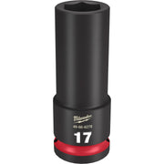 Milwaukee 49-66-6278 SHOCKWAVE Impact Duty 1/2-Inch Drive 17MM Deep 6 Point Socket