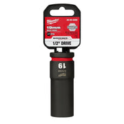 Milwaukee 49-66-6280 SHOCKWAVE Impact Duty 1/2-Inch Drive 19MM Deep 6 Point Socket