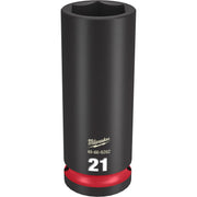 Milwaukee 49-66-6282 SHOCKWAVE Impact Duty 1/2-Inch Drive 21MM Deep 6 Point Socket