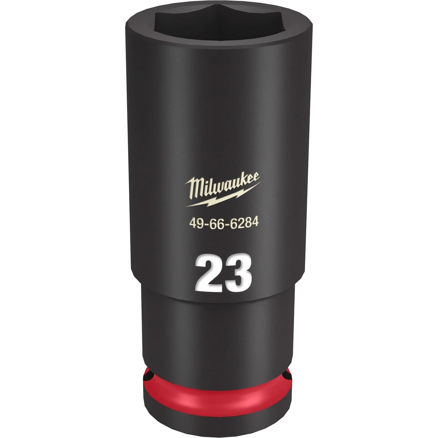 Milwaukee 49-66-6284 SHOCKWAVE Impact Duty 1/2-Inch Drive 23MM Deep 6 Point Socket