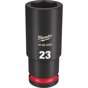 Milwaukee 49-66-6284 SHOCKWAVE Impact Duty 1/2-Inch Drive 23MM Deep 6 Point Socket