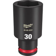 Milwaukee 49-66-6291 SHOCKWAVE Impact Duty 1/2-Inch Drive 30MM Deep 6 Point Socket