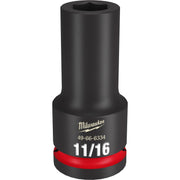 Milwaukee 49-66-6334 SHOCKWAVE Impact Duty 3/4-Inch Drive 11/16-Inch Deep 6 Point Socket