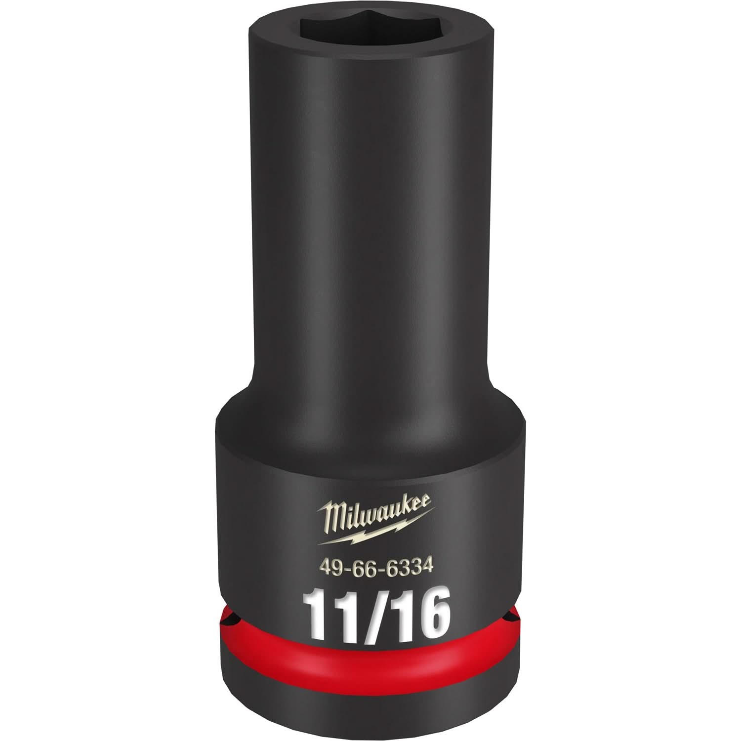 Milwaukee 49-66-6334 SHOCKWAVE Impact Duty 3/4-Inch Drive 11/16-Inch Deep 6 Point Socket