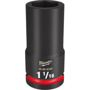 Milwaukee 49-66-6340 SHOCKWAVE Impact Duty 3/4-Inch Drive 1-1/16-Inch Deep 6 Point Socket