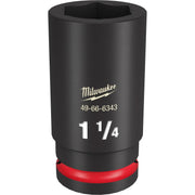 Milwaukee 49-66-6343 SHOCKWAVE Impact Duty 3/4-Inch Drive 1-1/4-Inch Deep 6 Point Socket