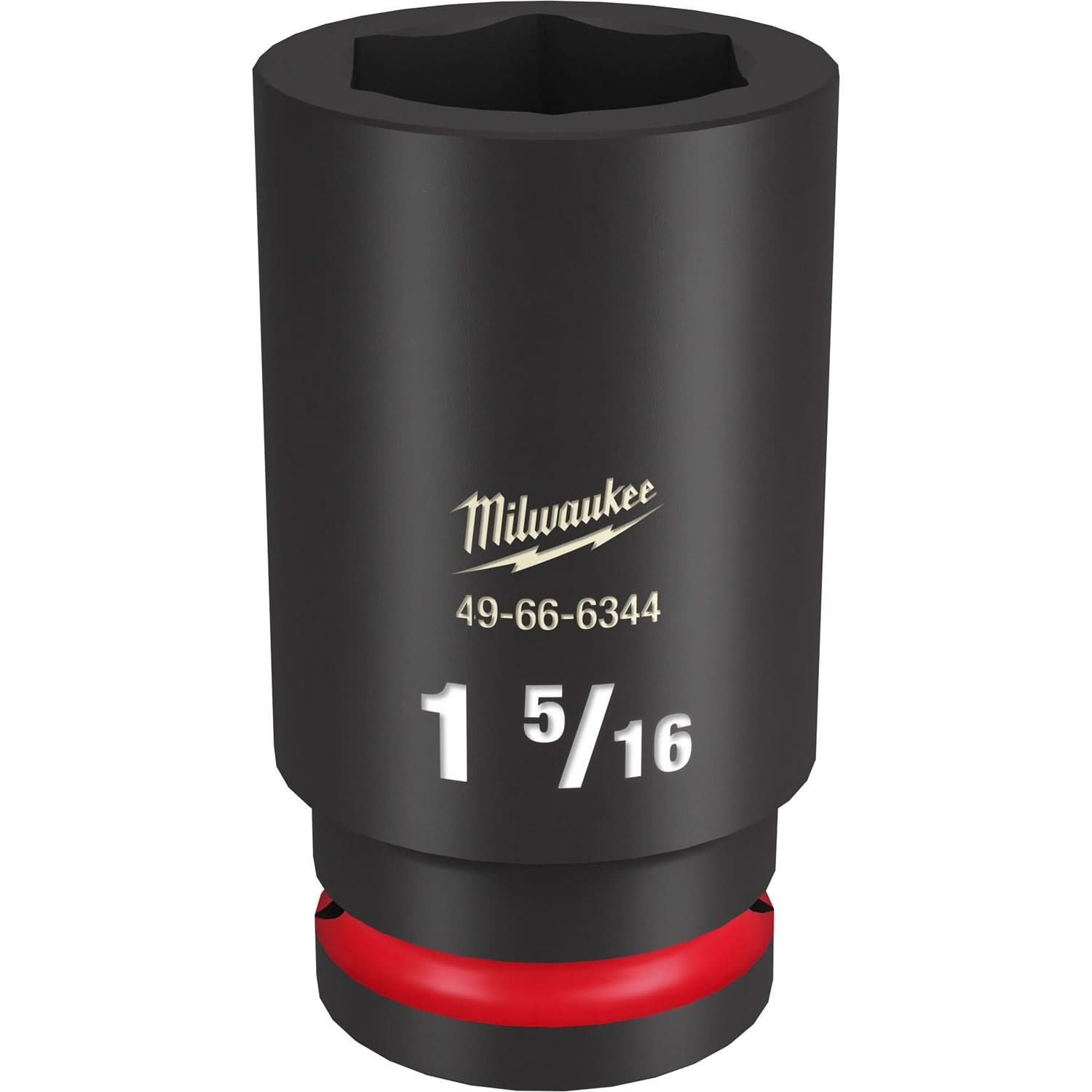 Milwaukee 49-66-6344 SHOCKWAVE Impact Duty 3/4-Inch Drive 1-5/16-Inch Deep 6 Point Socket
