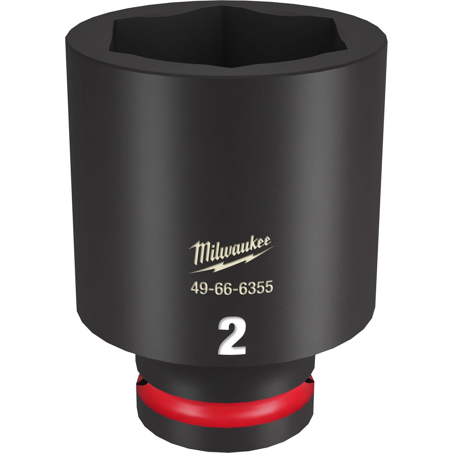 Milwaukee 49-66-6355 SHOCKWAVE Impact Duty 3/4-Inch Drive 2-Inch Deep 6 Point Socket