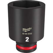 Milwaukee 49-66-6355 SHOCKWAVE Impact Duty 3/4-Inch Drive 2-Inch Deep 6 Point Socket