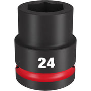 Milwaukee 49-66-6362 SHOCKWAVE Impact Duty 3/4-Inch Drive 24MM Standard 6 Point Socket