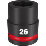 Milwaukee 49-66-6364 SHOCKWAVE Impact Duty 3/4-Inch Drive 26MM Standard 6 Point Socket