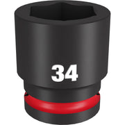 Milwaukee 49-66-6372 SHOCKWAVE Impact Duty 3/4-Inch Drive 34MM Standard 6 Point Socket