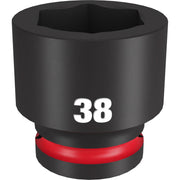 Milwaukee 49-66-6376 SHOCKWAVE Impact Duty 3/4-Inch Drive 38MM Standard 6 Point Socket