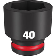 Milwaukee 49-66-6378 SHOCKWAVE Impact Duty 3/4-Inch Drive 40MM Standard 6 Point Socket