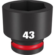 Milwaukee 49-66-6381 SHOCKWAVE Impact Duty 3/4-Inch Drive 43MM Standard 6 Point Socket