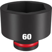 Milwaukee 49-66-6392 SHOCKWAVE Impact Duty 3/4-Inch Drive 60MM Standard 6 Point Socket