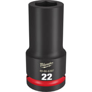 Milwaukee 49-66-6397 SHOCKWAVE Impact Duty 3/4-Inch Drive 22MM Deep 6 Point Socket