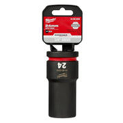 Milwaukee 49-66-6399 SHOCKWAVE Impact Duty 3/4-Inch Drive 24MM Deep 6 Point Socket