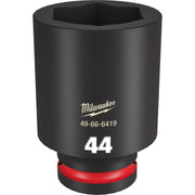 Milwaukee 49-66-6419 SHOCKWAVE Impact Duty 3/4-Inch Drive 44MM Deep 6 Point Socket