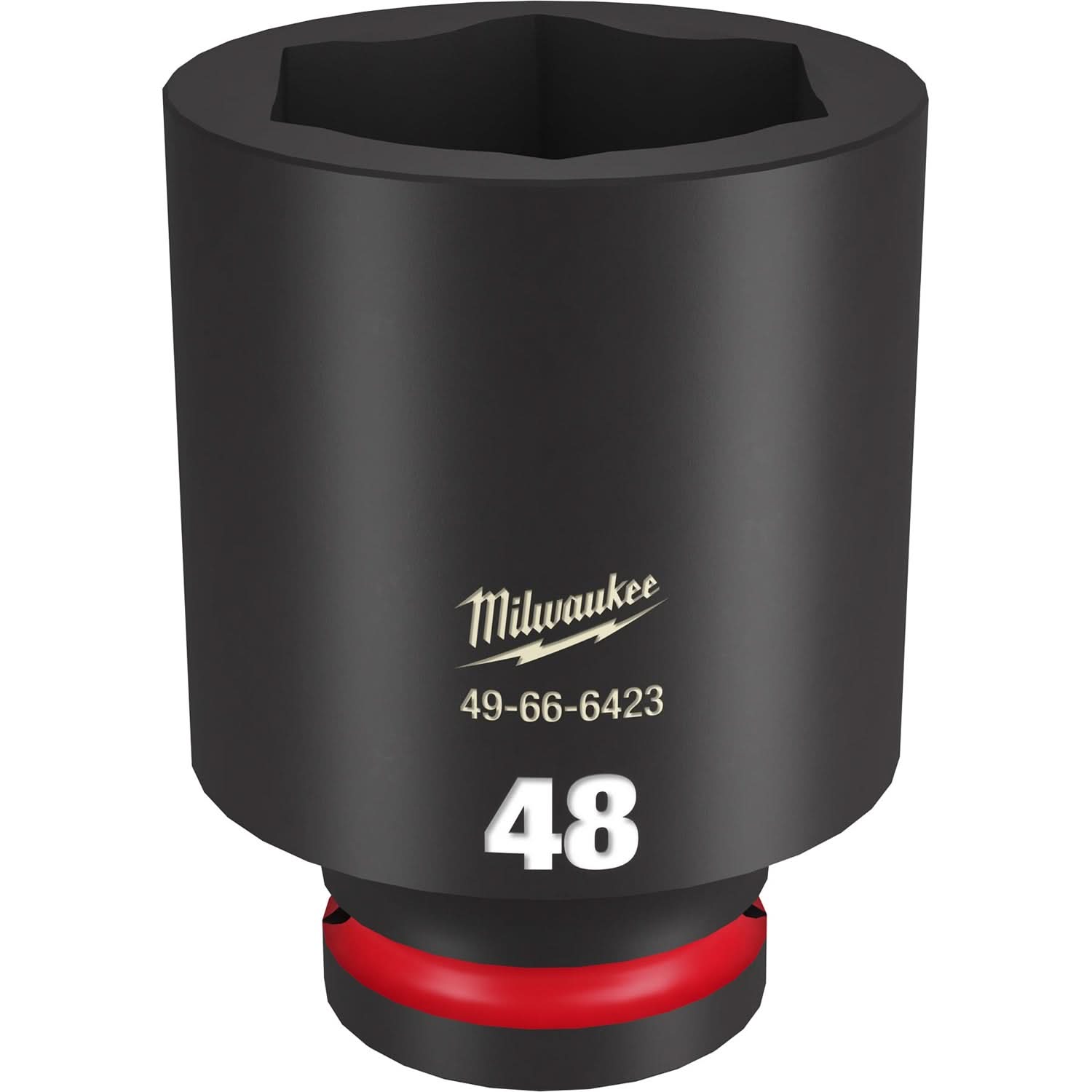 Milwaukee 49-66-6423 SHOCKWAVE Impact Duty 3/4-Inch Drive 48MM Deep 6 Point Socket