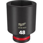 Milwaukee 49-66-6423 SHOCKWAVE Impact Duty 3/4-Inch Drive 48MM Deep 6 Point Socket