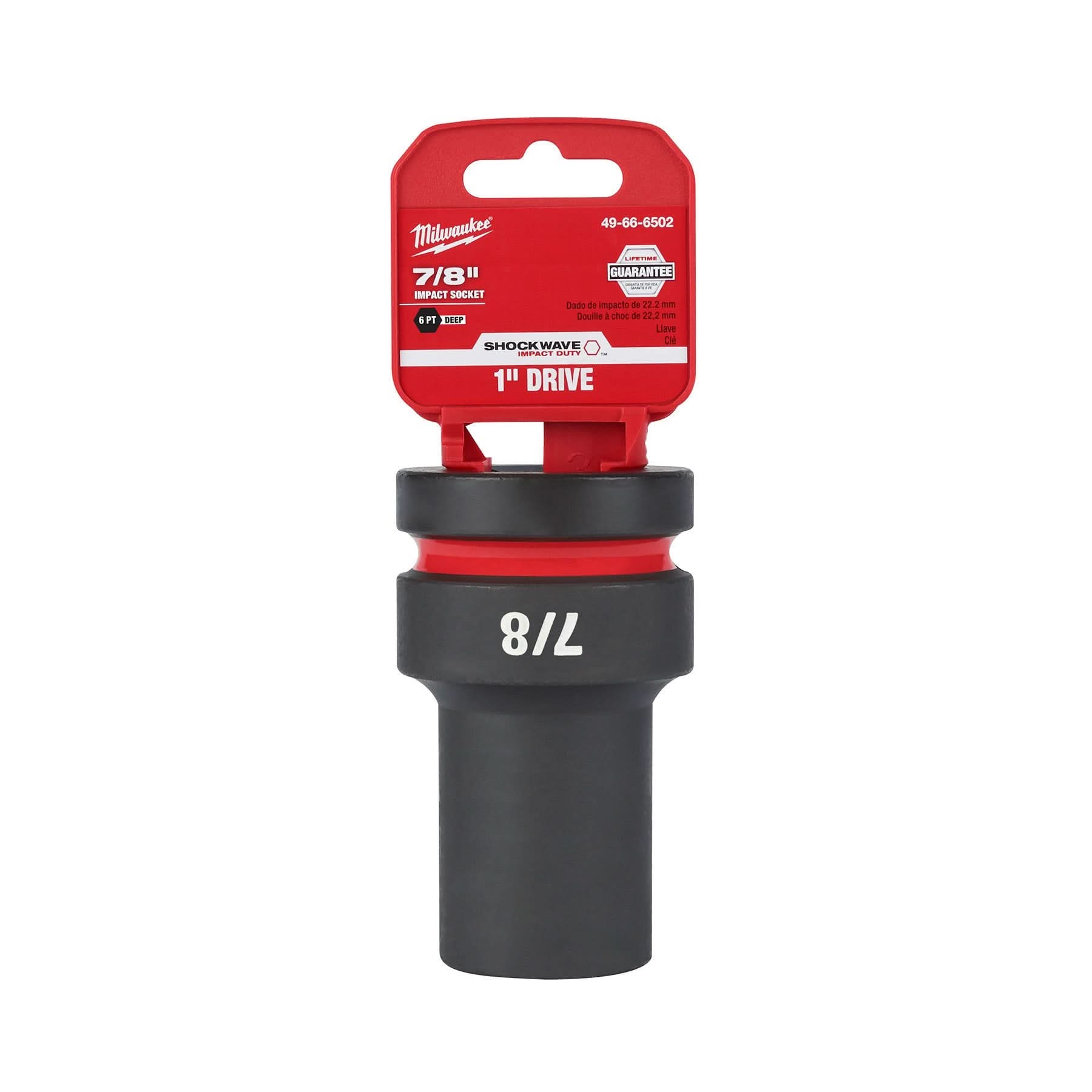 Milwaukee 49-66-6502 SHOCKWAVE Impact Duty 1-Inch Drive 7/8-Inch Deep 6 Point Socket