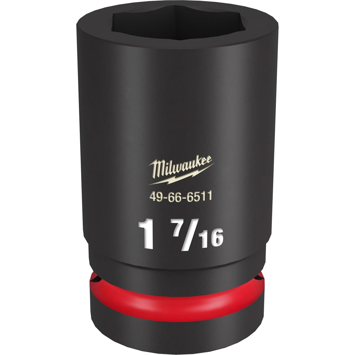 Milwaukee 49-66-6511 SHOCKWAVE Impact Duty 1-Inch Drive 1-7/16-Inch Deep 6 Point Socket